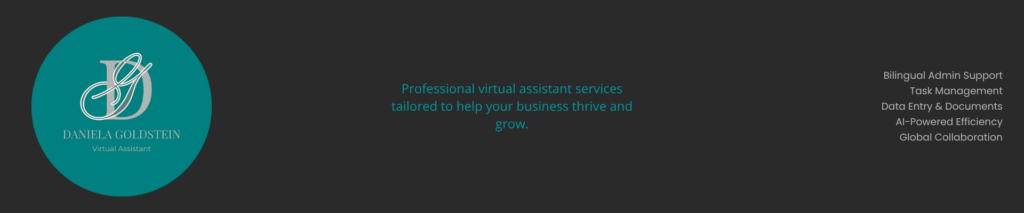 website header